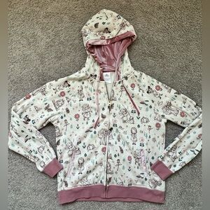 GUC Women’s Disney Animator Series Zip Up Hoodie Size Large